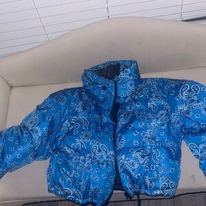 Blue Paisley Jacket